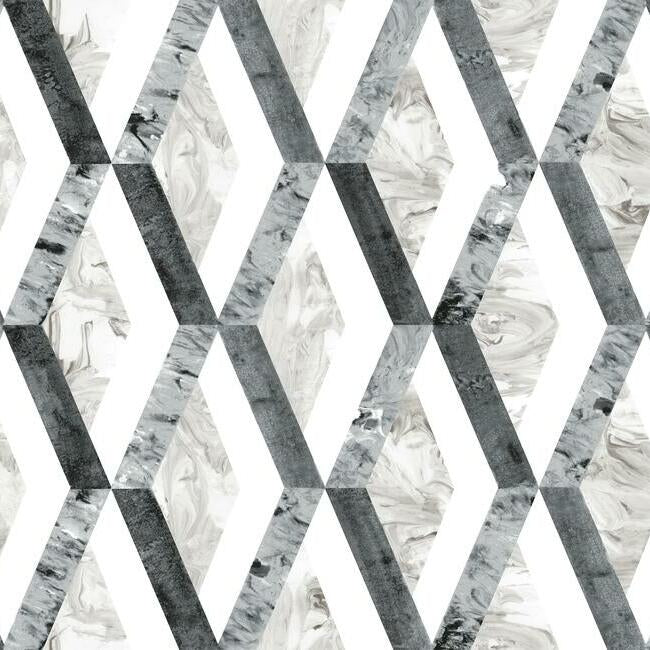 Statuary Diamond Inlay Peel And Stick Wallpaper – York Wallcoverings