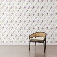 Lavender Trellis Peel and Stick Mural Peel and Stick Mural 750 Home   