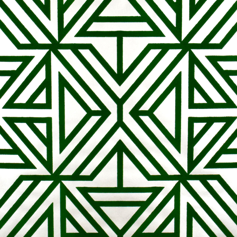 Helios Geometric Wallpaper Wallpaper A-Street Prints Double Roll Green 