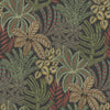 Sumner Woodland Botanical Wallpaper Wallpaper A-Street Prints Double Roll Black 