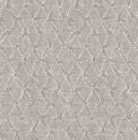 Wright Pewter TextuTriangle Wallpaper Wallpaper A-Street Prints Double Roll Pewter 