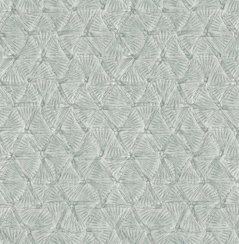 Wright Pewter TextuTriangle Wallpaper Wallpaper A-Street Prints Double Roll Slate 