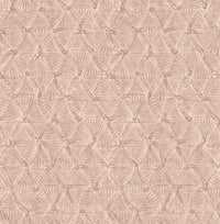 Wright Pewter TextuTriangle Wallpaper Wallpaper A-Street Prints Double Roll Rose Gold 