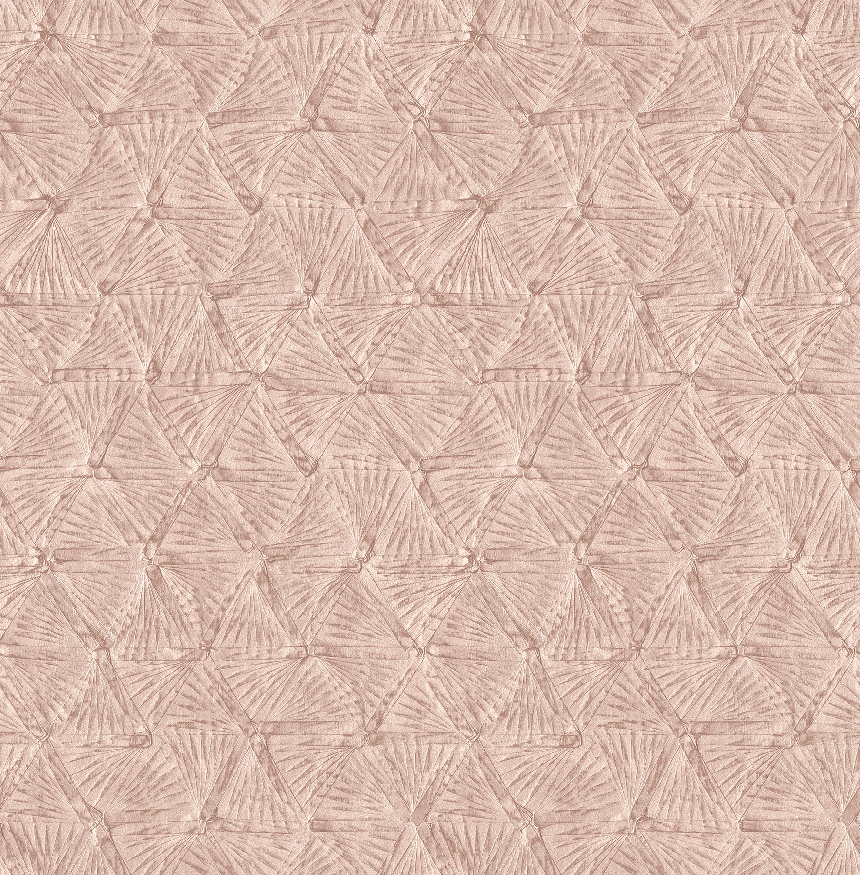 Wright Pewter TextuTriangle Wallpaper Wallpaper A-Street Prints Double Roll Rose Gold 