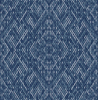 Felix Geometric Wallpaper Wallpaper A-Street Prints Double Roll Indigo 