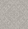 Felix Geometric Wallpaper Wallpaper A-Street Prints Double Roll Grey 