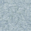 Aldabra TextuGeometric Wallpaper Wallpaper A-Street Prints Double Roll Blue 