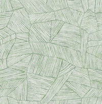 Aldabra TextuGeometric Wallpaper Wallpaper A-Street Prints Double Roll Green 