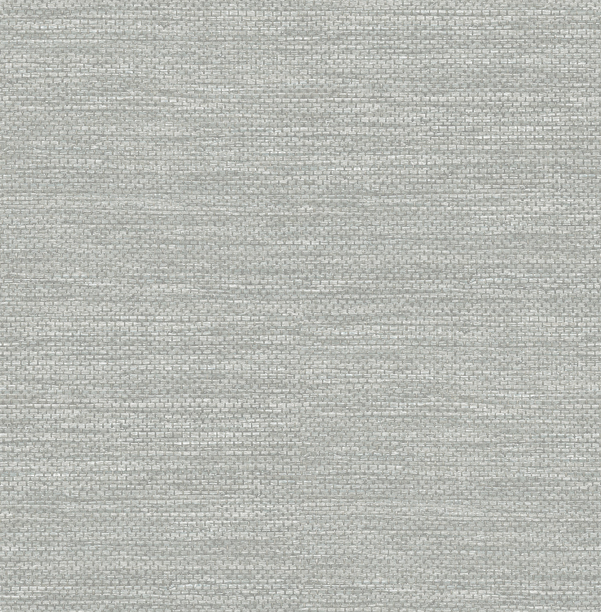 Malin Faux Grasscloth Wallpaper by York Wallcoverings features a light gray finish with a subtle horizontal weave pattern that creates a soft, textured look. The surface appears smooth and uniform, making it an elegant choice for wall décor.