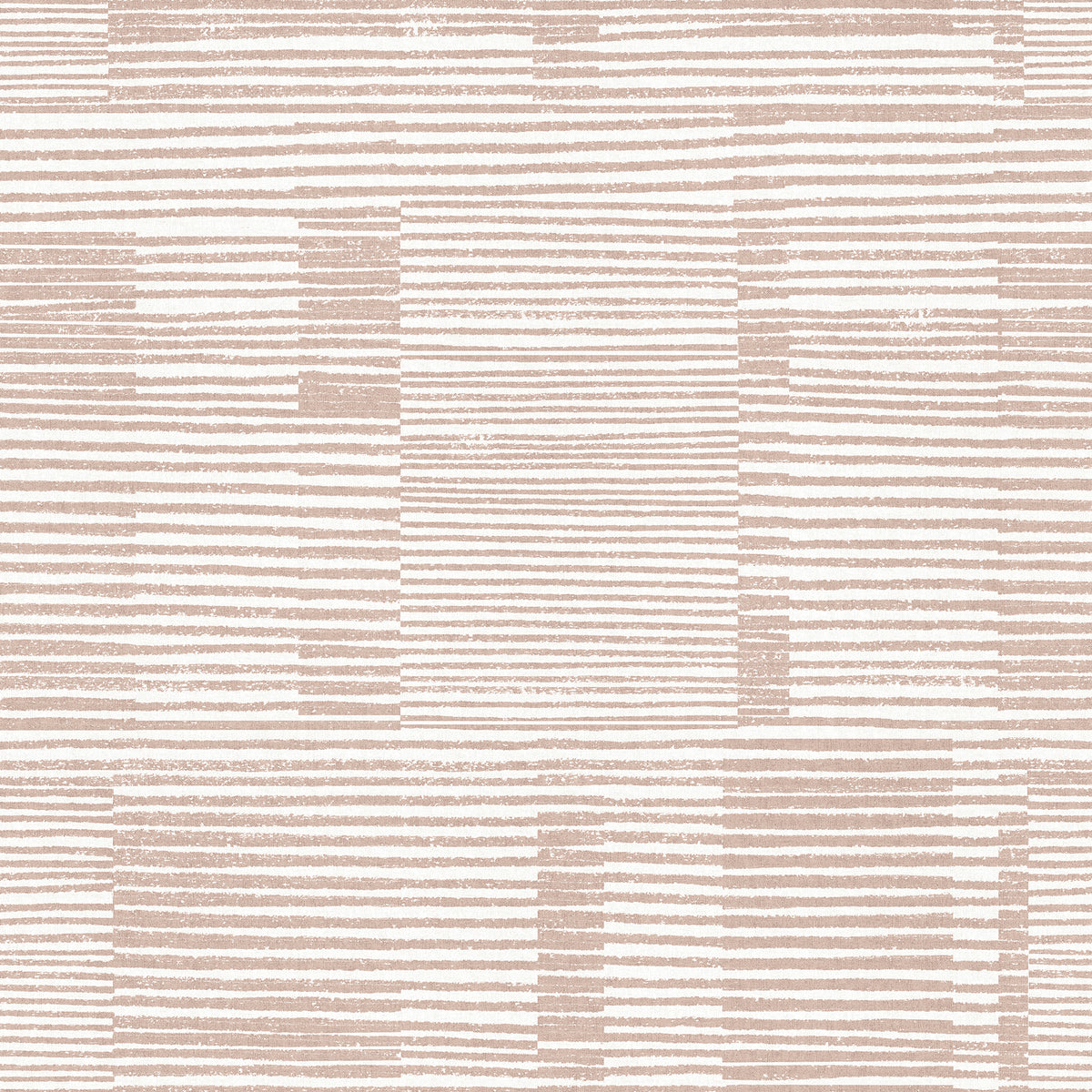 The Callaway Woven Stripes Wallpaper by York Wallcoverings features a beige and off-white pattern with horizontal and vertical stripes of varying thickness, forming rectangles in a textured, grid-like abstract design.