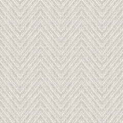 The Glynn Chevron Wallpaper by York Wallcoverings features a seamless, textured chevron pattern in beige and off-white tones, creating a repeating zigzag design with a woven, fabric-like appearance.
