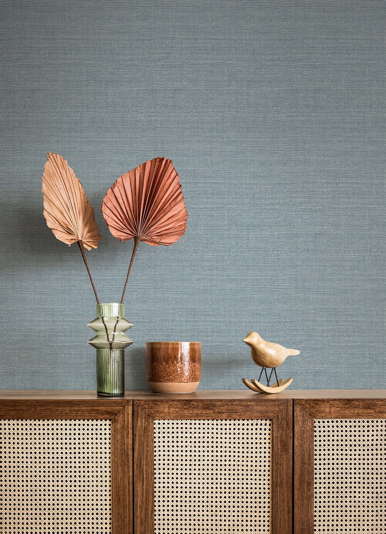 Agave Faux Grasscloth Wallpaper Wallpaper A-Street Prints   