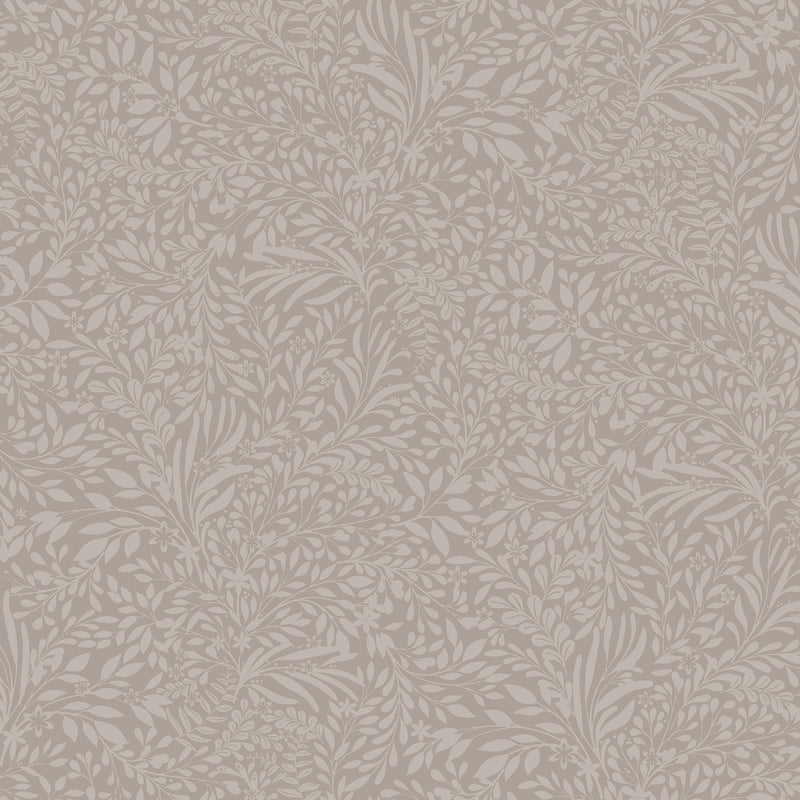 Kristina Light Botanical Wallpaper Wallpaper A-Street Prints Double Roll Grey 