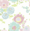 Essie Painterly Floral Wallpaper Wallpaper A-Street Prints Double Roll Pastel 