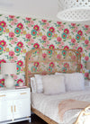 Essie Painterly Floral Wallpaper Wallpaper A-Street Prints   