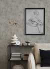 Amesemi Distressed Herringbone Wallpaper Wallpaper A-Street Prints   