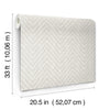 Glynn Silver Chevron Wallpaper Wallpaper A-Street Prints   