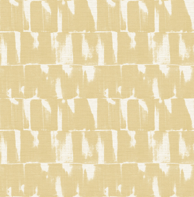 Bancroft Gold Artistic Stripe Wallpaper Wallpaper A-Street Prints Double Roll Gold 