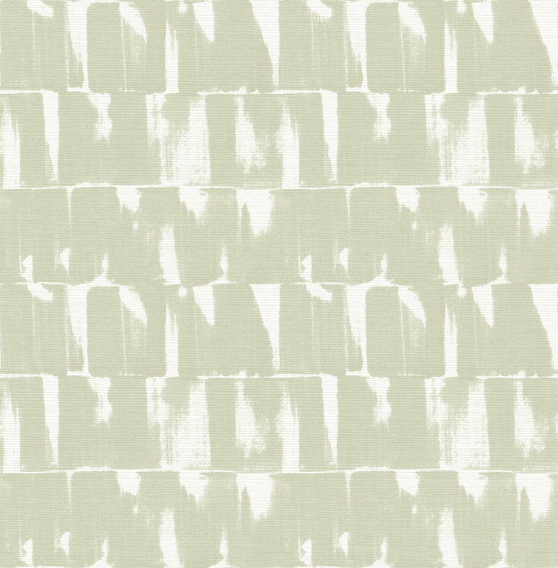 Bancroft Gold Artistic Stripe Wallpaper Wallpaper A-Street Prints Double Roll Sage 