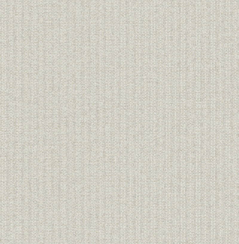 Lawndale Stone Textured Pinstripe Wallpaper Wallpaper A-Street Prints Double Roll Taupe 