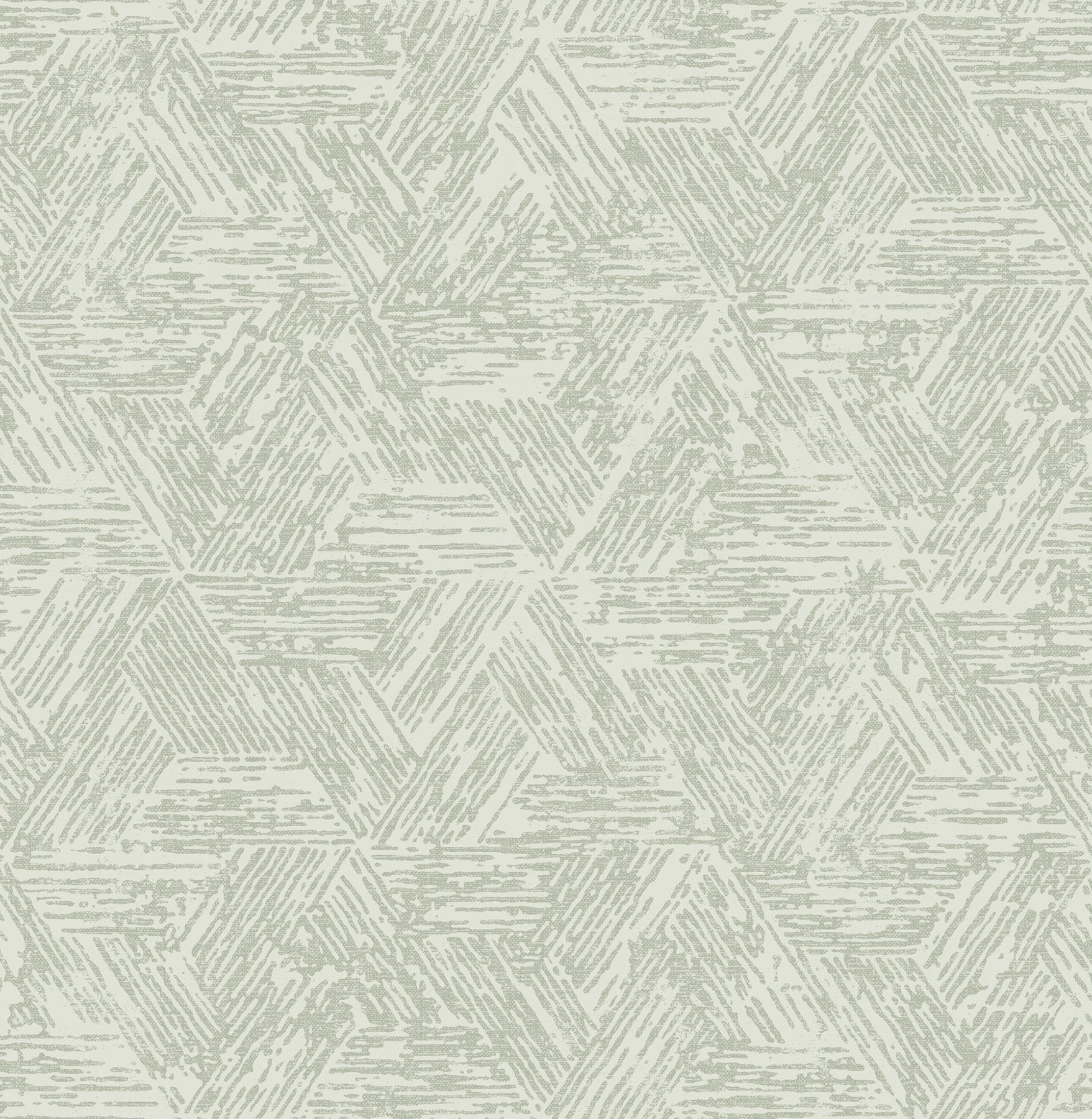 Retreat Charcoal Quilted Geometric Wallpaper Wallpaper A-Street Prints Double Roll Sea Green 