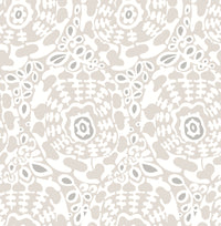 Divine Slate Abstract Medallion Wallpaper Wallpaper A-Street Prints Double Roll Grey 