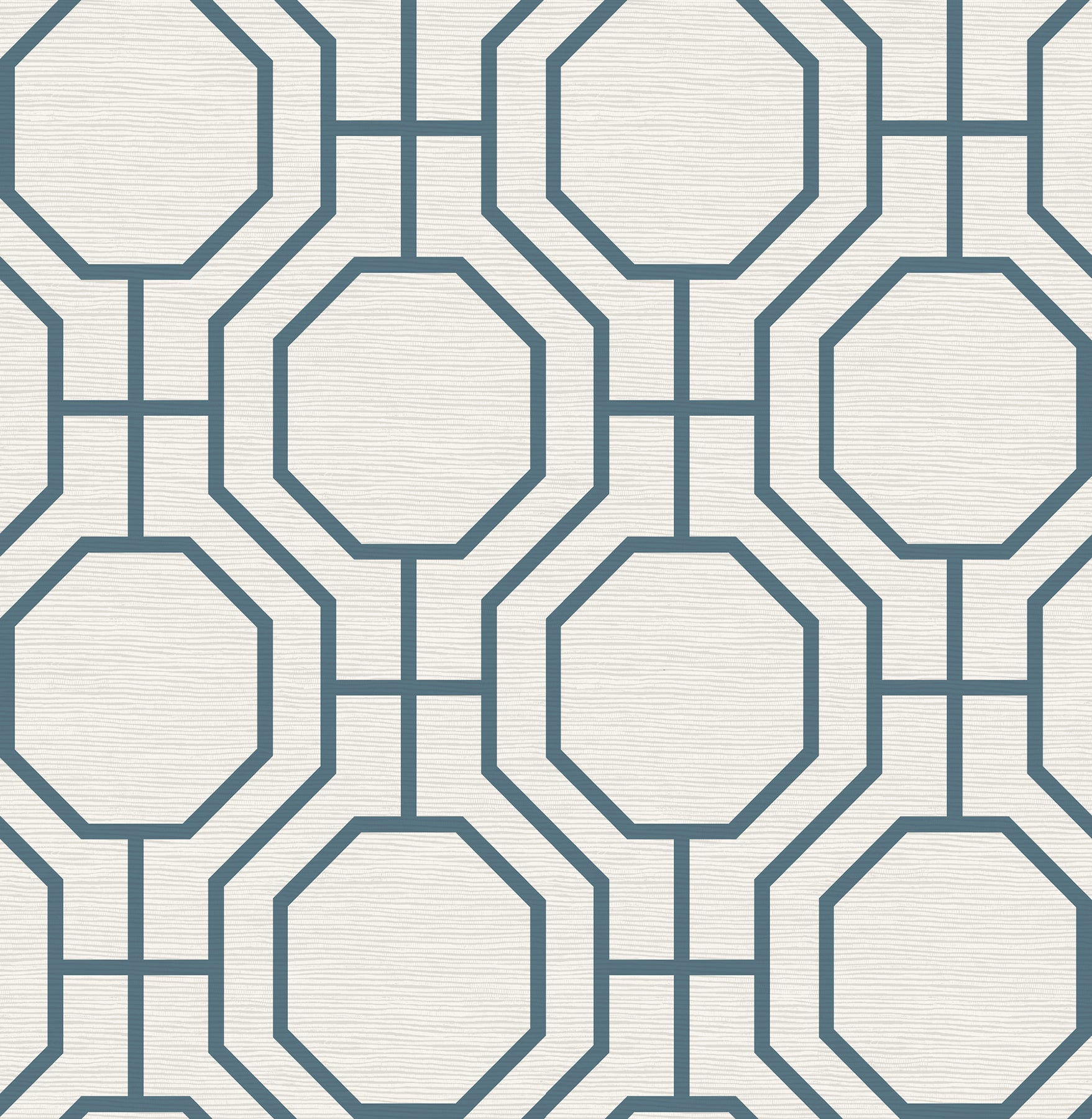 Manor Taupe Geometric Trellis Wallpaper Wallpaper A-Street Prints Double Roll Blue 