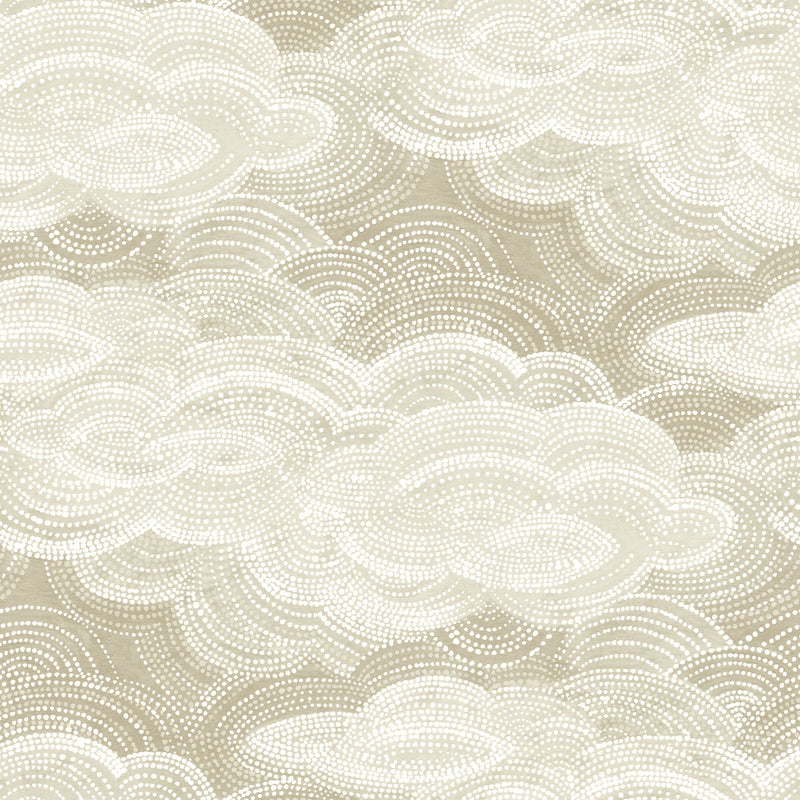 Vision Slate Stipple Clouds Wallpaper Wallpaper A-Street Prints Double Roll Pearl 