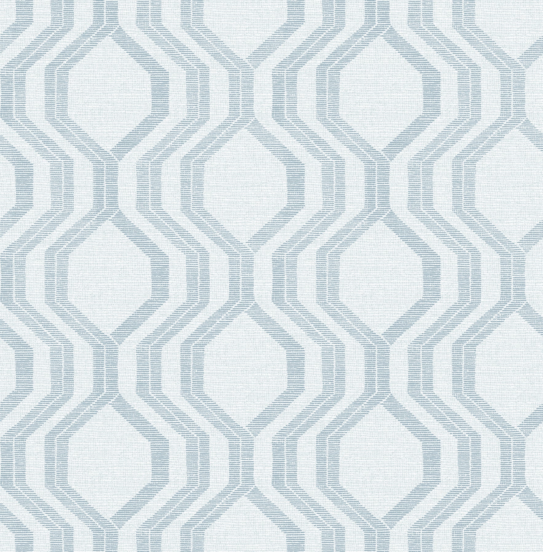 Burton Neutral Modern Ogee Wallpaper Wallpaper A-Street Prints Double Roll Light Blue 