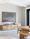 Burton Neutral Modern Ogee Wallpaper Wallpaper A-Street Prints   