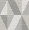 Winslow Green Geometric Faux Grasscloth Wallpaper Wallpaper A-Street Prints Double Roll Stone 