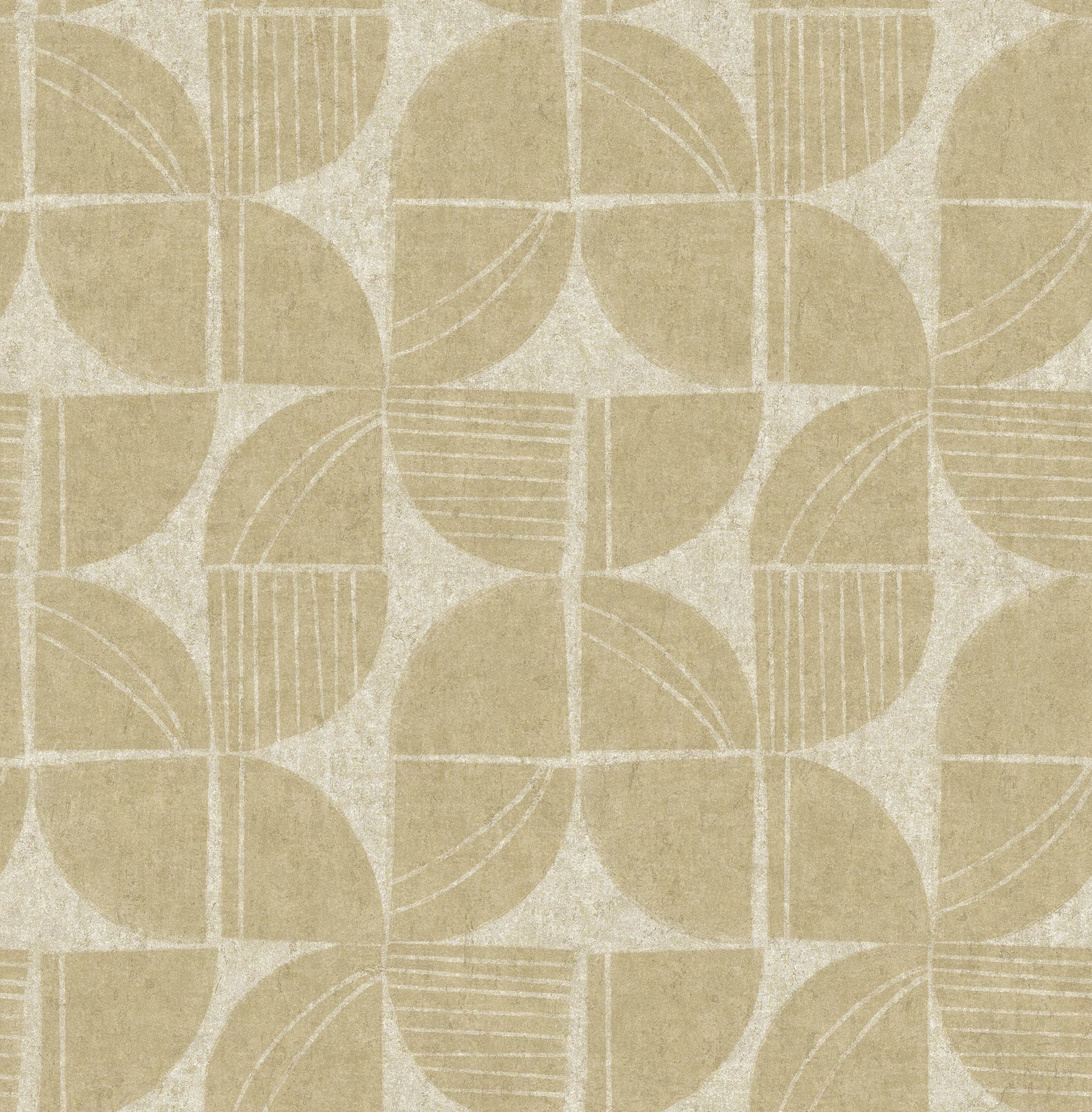 Baxter Charcoal Semicircle Mosaic Wallpaper Wallpaper A-Street Prints Double Roll Honey 