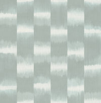 Baldwin Slate Shibori Stripe Wallpaper Wallpaper A-Street Prints Double Roll Teal 