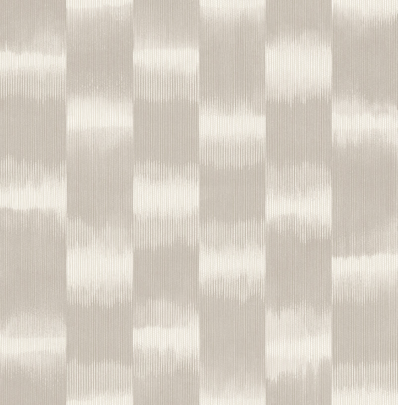 Baldwin Slate Shibori Stripe Wallpaper Wallpaper A-Street Prints Double Roll Taupe 