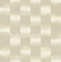 Baldwin Slate Shibori Stripe Wallpaper Wallpaper A-Street Prints Double Roll Champagne 