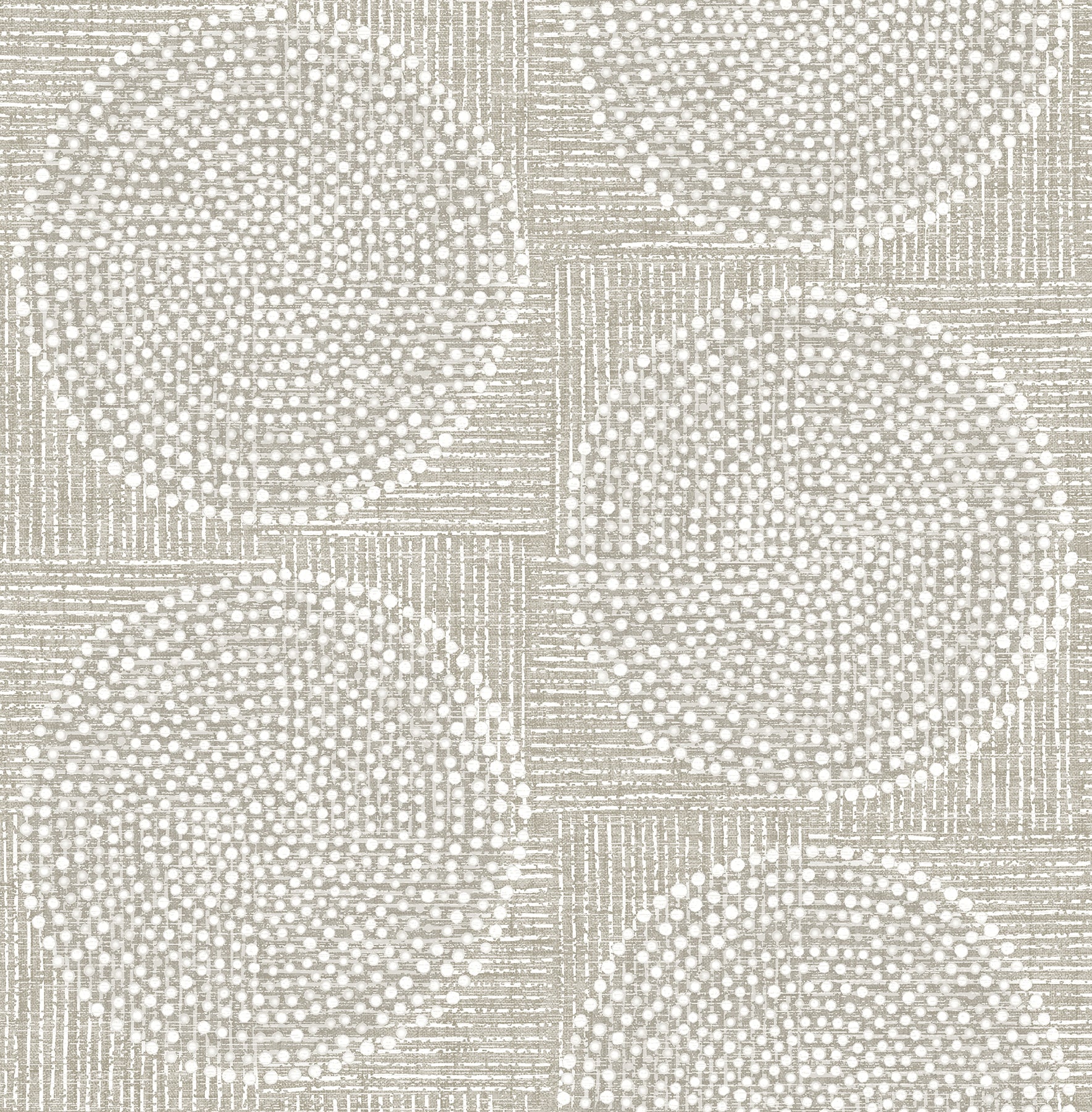 Salma Beige Medallion Wallpaper Wallpaper A-Street Prints Double Roll Beige 