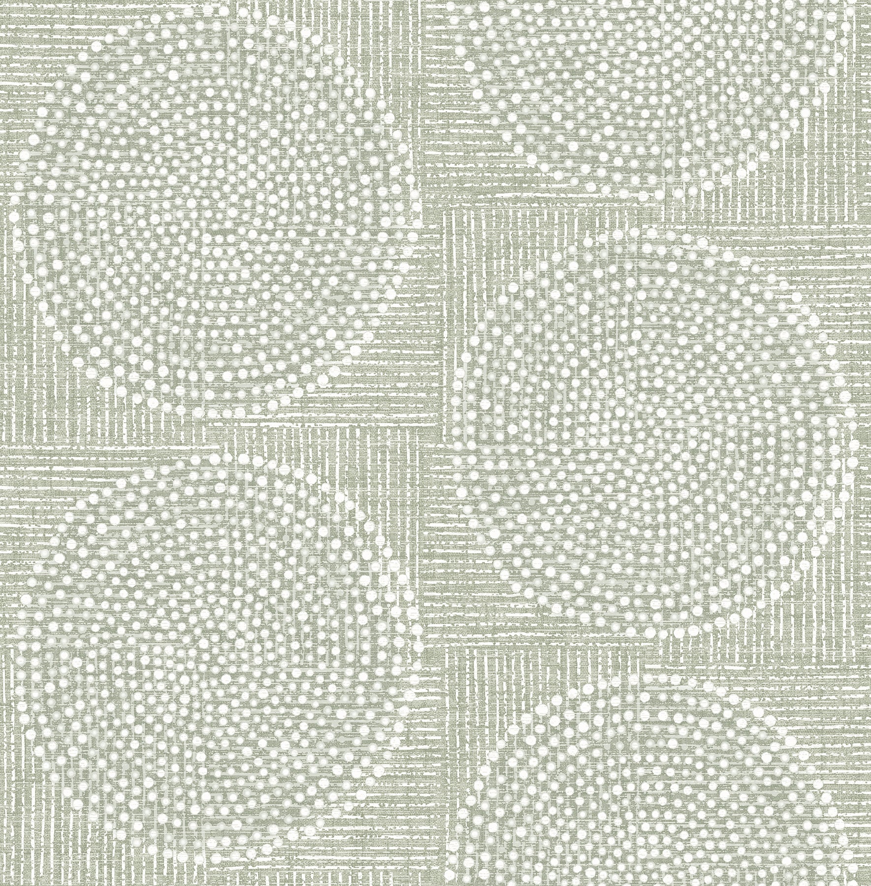 Salma Beige Medallion Wallpaper Wallpaper A-Street Prints Double Roll Sage 