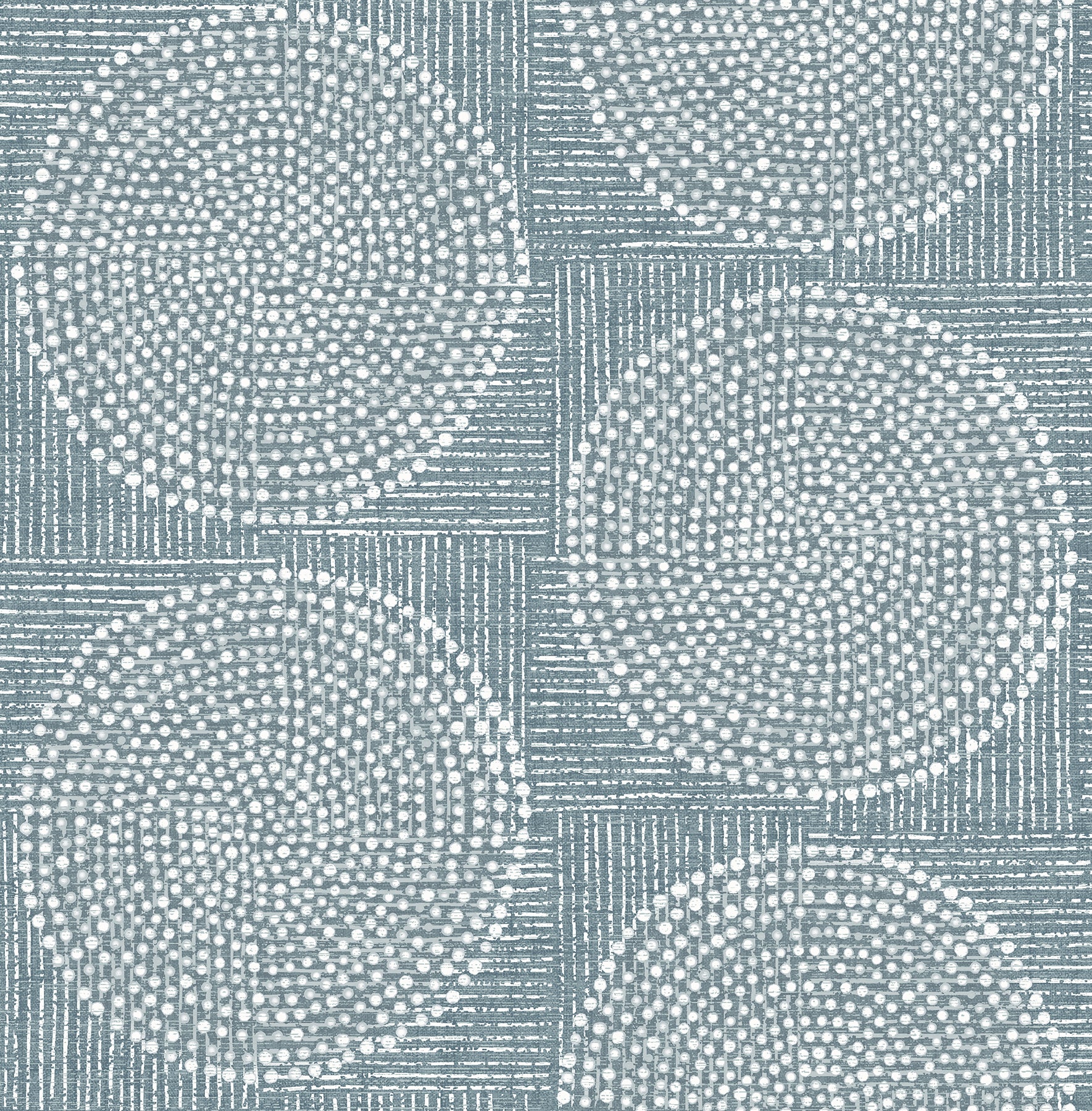 Salma Beige Medallion Wallpaper Wallpaper A-Street Prints Double Roll Denim 