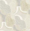 Hollace Honey Geometric Wallpaper Wallpaper A-Street Prints Double Roll Honey 