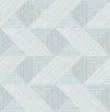 Presley Black Tessellation Wallpaper Wallpaper A-Street Prints Double Roll Light Blue 