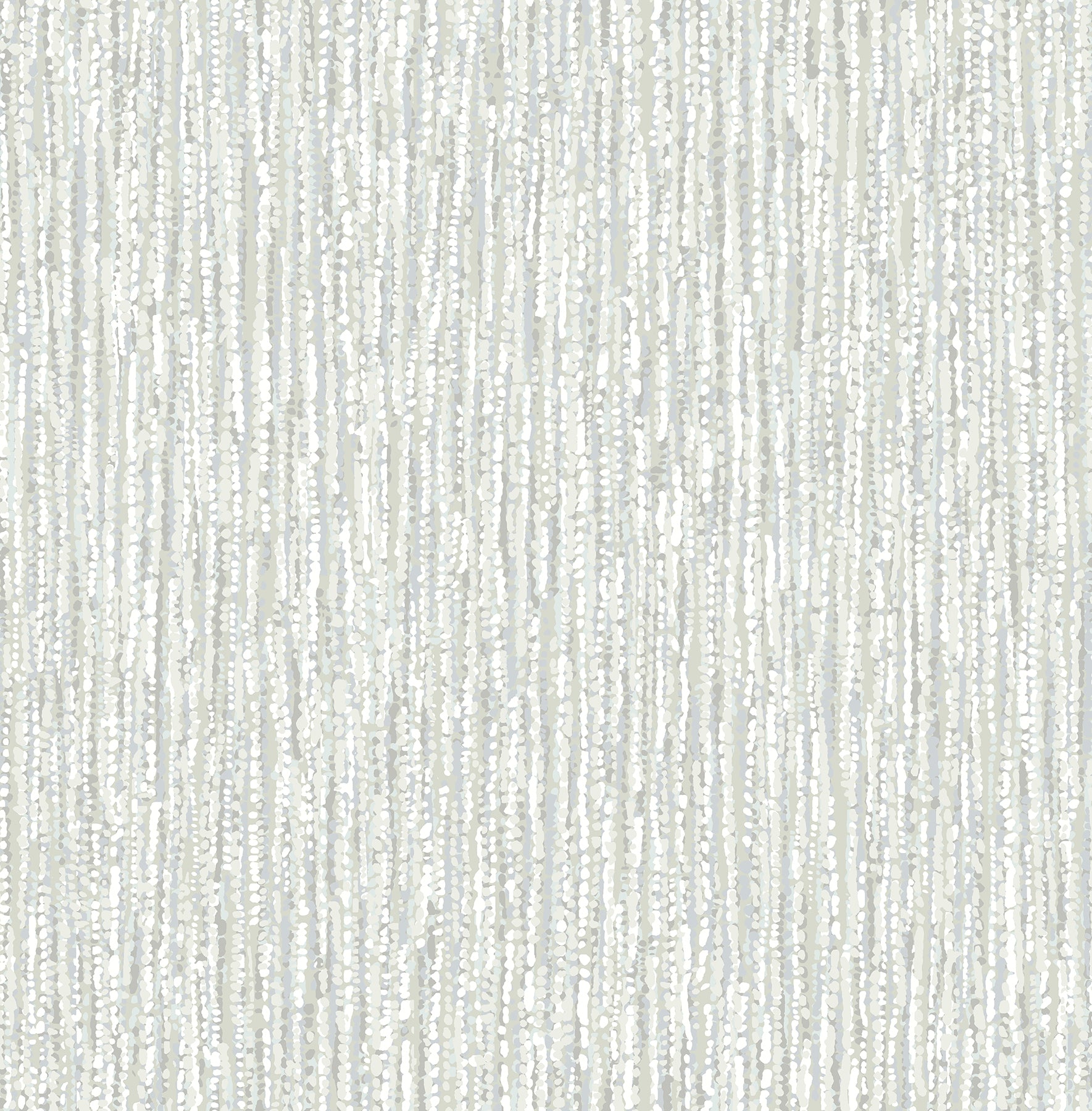 Corliss Neutral Beaded Strands Wallpaper Wallpaper A-Street Prints Double Roll Grey 