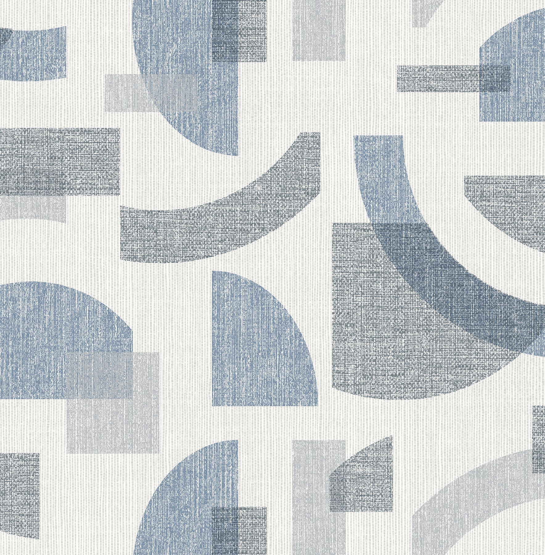 Fulton Sea Green Shapes Wallpaper Wallpaper A-Street Prints Double Roll Blue 