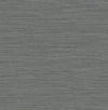 Sheehan Light Blue Faux Grasscloth Wallpaper Wallpaper A-Street Prints Double Roll Black 