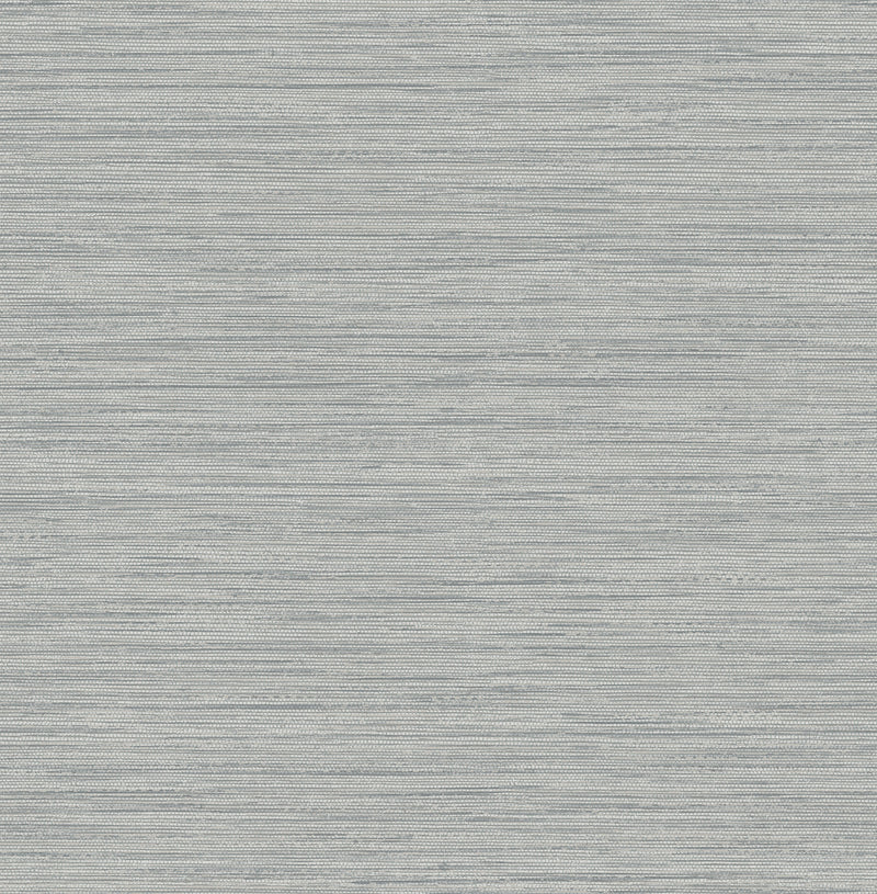 Sheehan Light Blue Faux Grasscloth Wallpaper Wallpaper A-Street Prints Double Roll Stone 