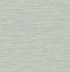 Sheehan Light Blue Faux Grasscloth Wallpaper Wallpaper A-Street Prints Double Roll Sea Green 