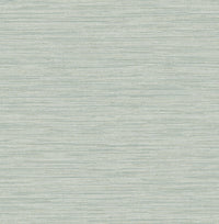 Sheehan Light Blue Faux Grasscloth Wallpaper Wallpaper A-Street Prints Double Roll Sea Green 