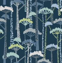 Unify Forest Wallpaper Wallpaper A-Street Prints Double Roll Indigo 