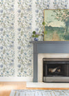 Teonna Floral Stripe Wallpaper Wallpaper A-Street Prints