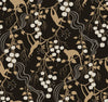 Linden Jungle Canopy Wallpaper Wallpaper A-Street Prints Roll Black