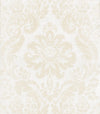 Shadow Flocked Damask Wallpaper Wallpaper A-Street Prints Roll Cream